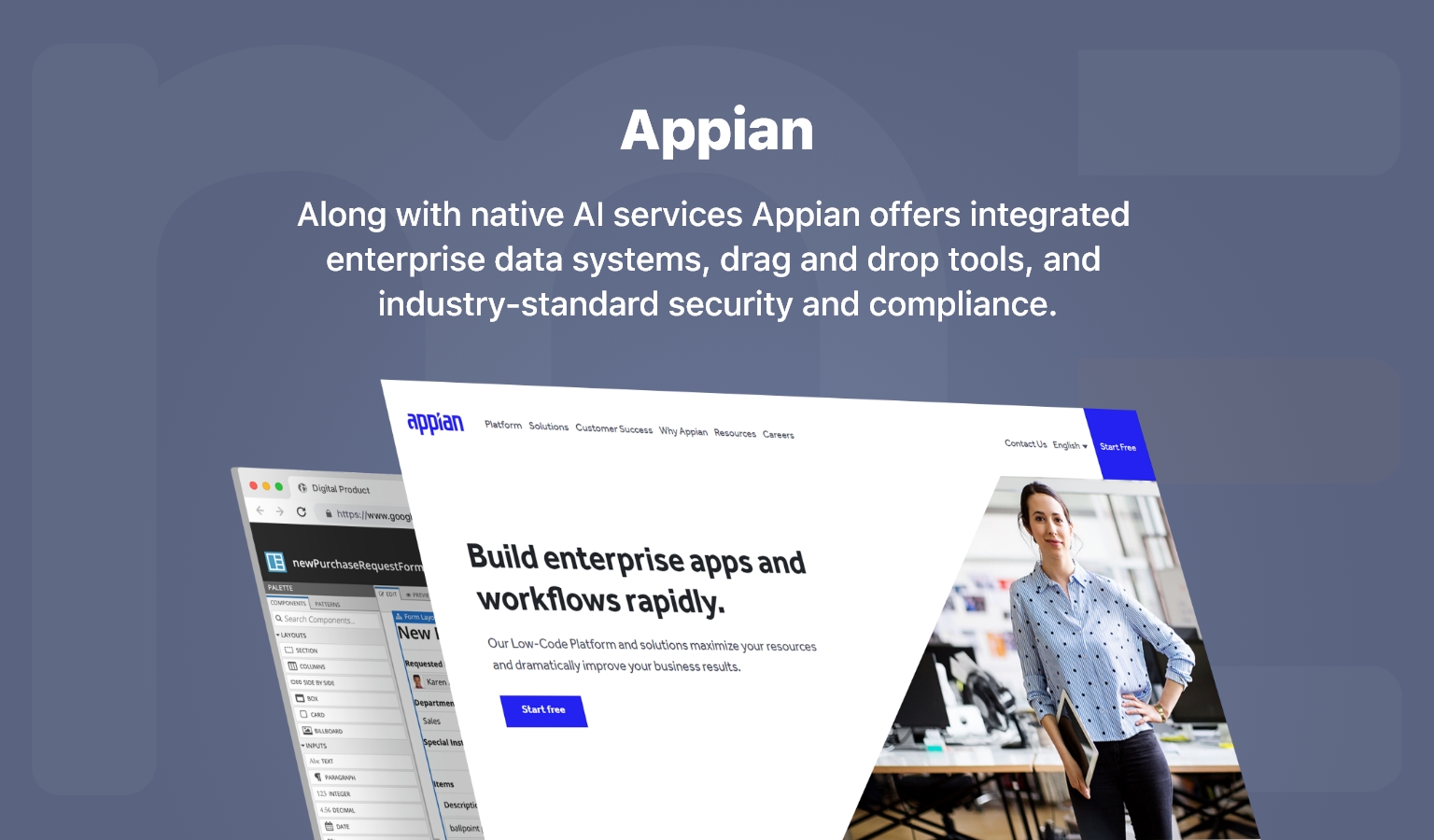 Appian low code mobile app development platform