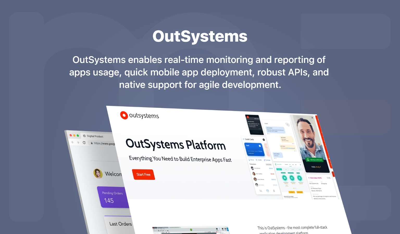 OutSystems low code mobile app development