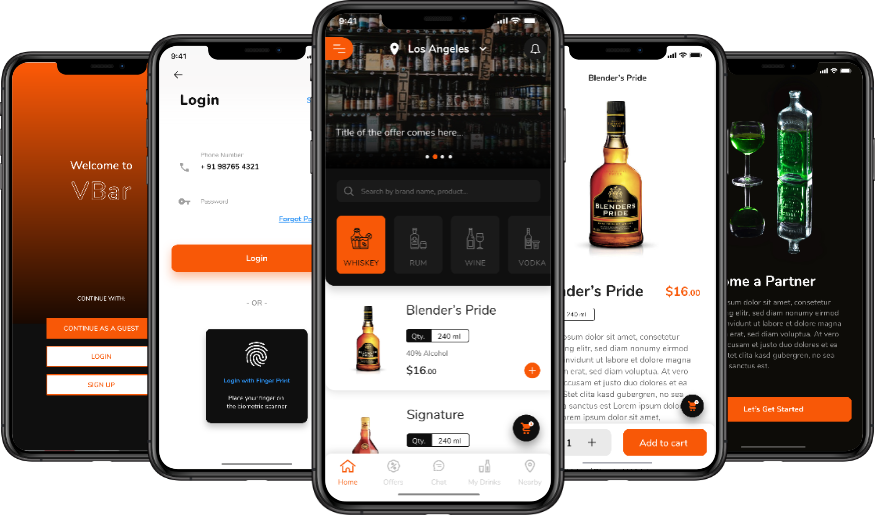 on-demand liquor mobile app